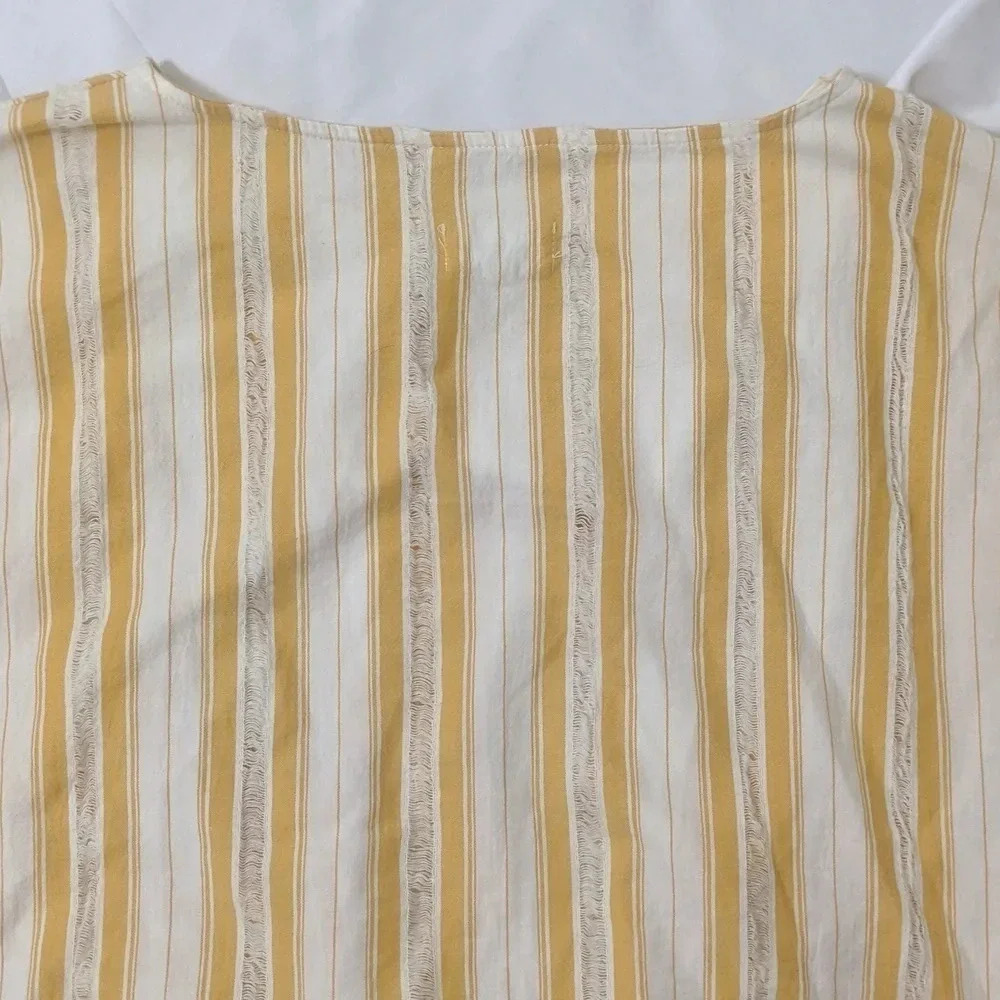 Lou & Grey Skip Doppy Tie-Front Top, Color Texas Sun Size M - Picture 8 of 11